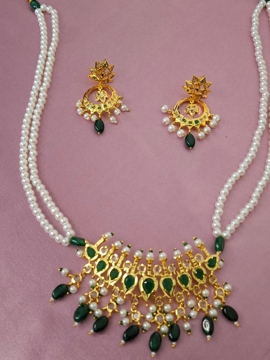 Green Teermani Necklace Set