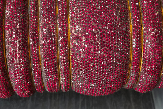 Raazi Red Lac Bangles (Joday)