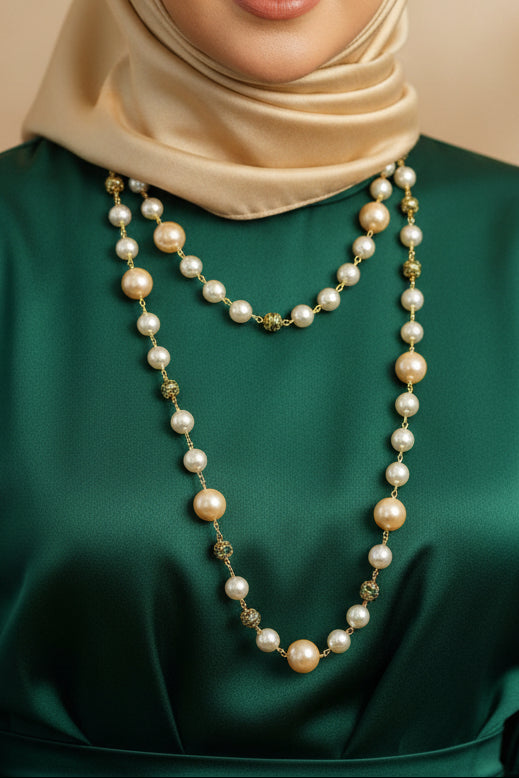 Florence Beaded Long Necklace