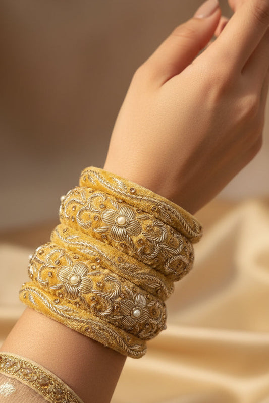 Golden Zardozi Joday