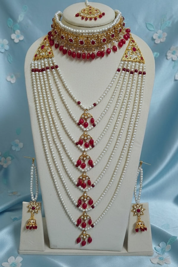 Simple Red Sath Lada
