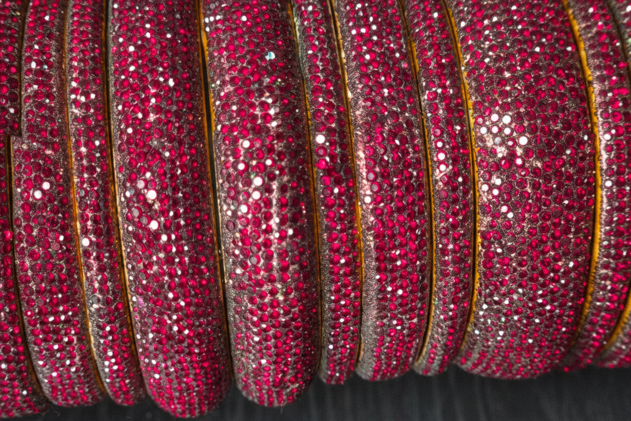Raazi Red Lac Bangles (Joday)